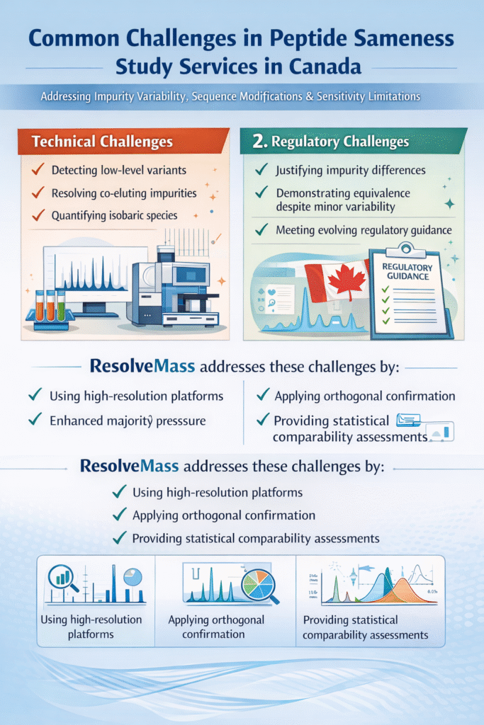 Common Challenges in Peptide Sameness Study Services in Canada