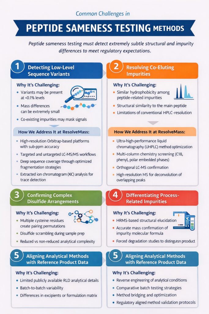 Common Challenges in Peptide Sameness Testing Methodsg Common Challenges in Peptide Sameness Testing Methods