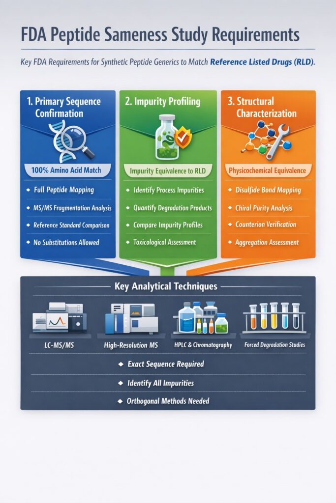 Detailed Breakdown of FDA Peptide Sameness Study Requirements