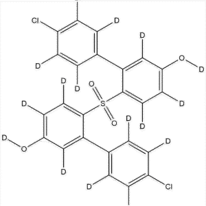 Deuterated (4-Chlorophenyl-4'-hydroxyphenyl)-d8 sulfone
