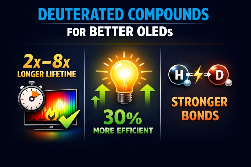 Deuterated Aromatic Compounds for OLED