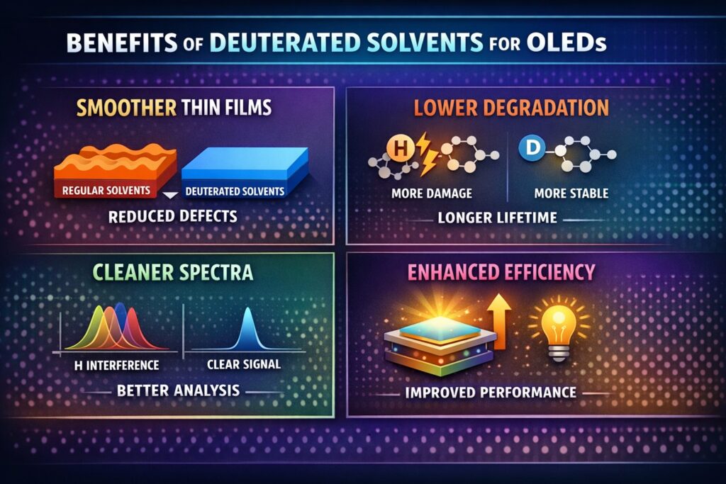 Deuterated Solvents for OLED