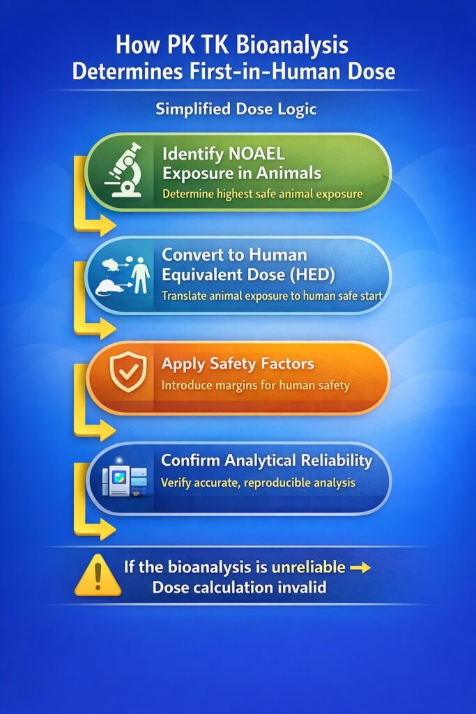 How PK TK Bioanalysis Determines First-in-Human Dose How PK TK Bioanalysis Determines First-in-Human Dose