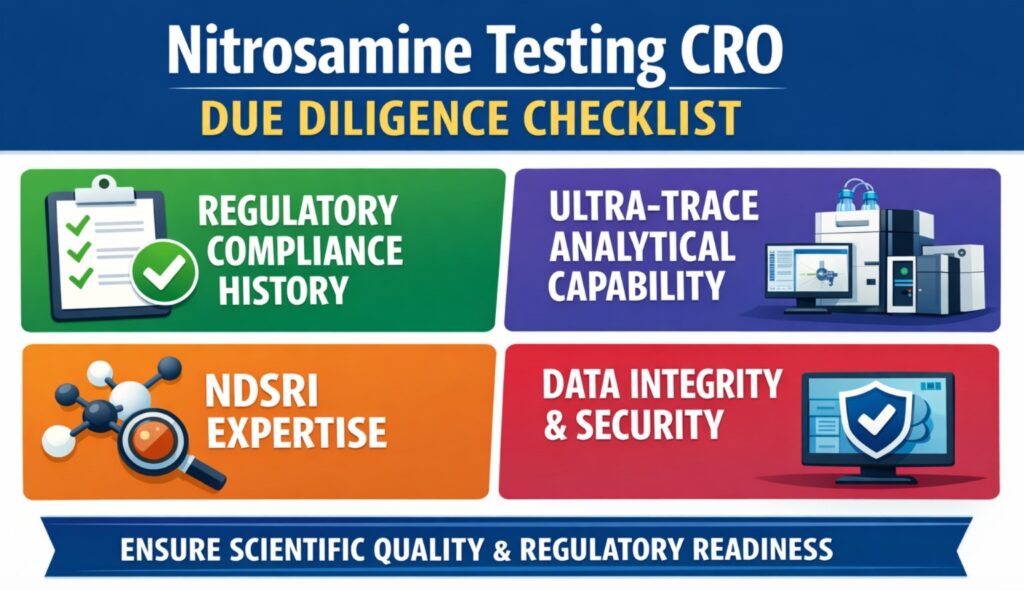 Nitrosamine Testing CRO Selection