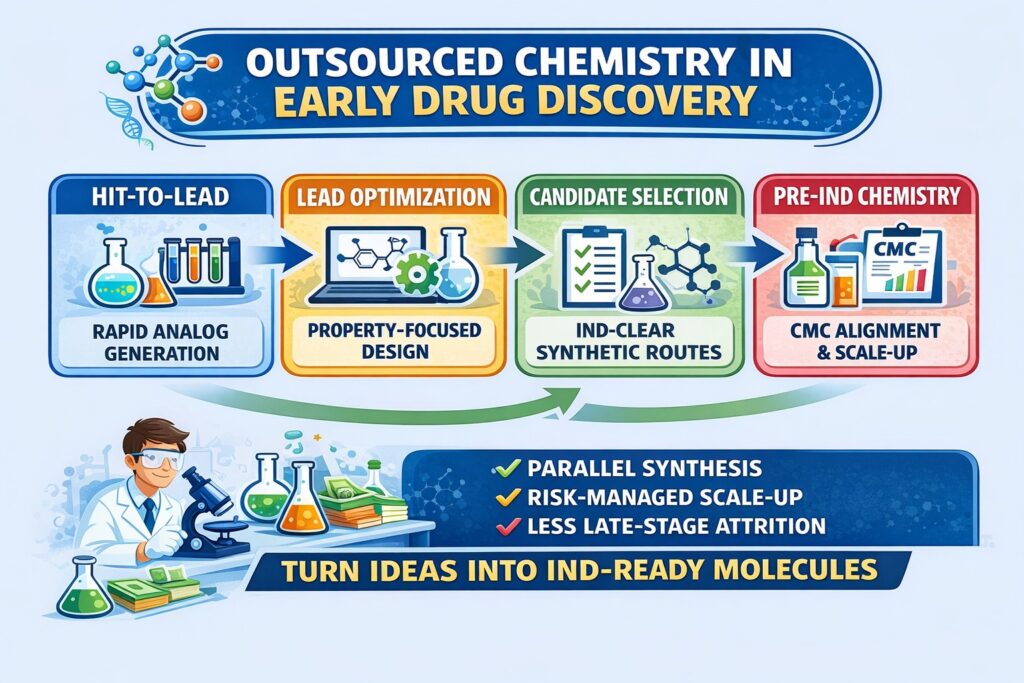 Outsourced Chemistry in Drug Discovery