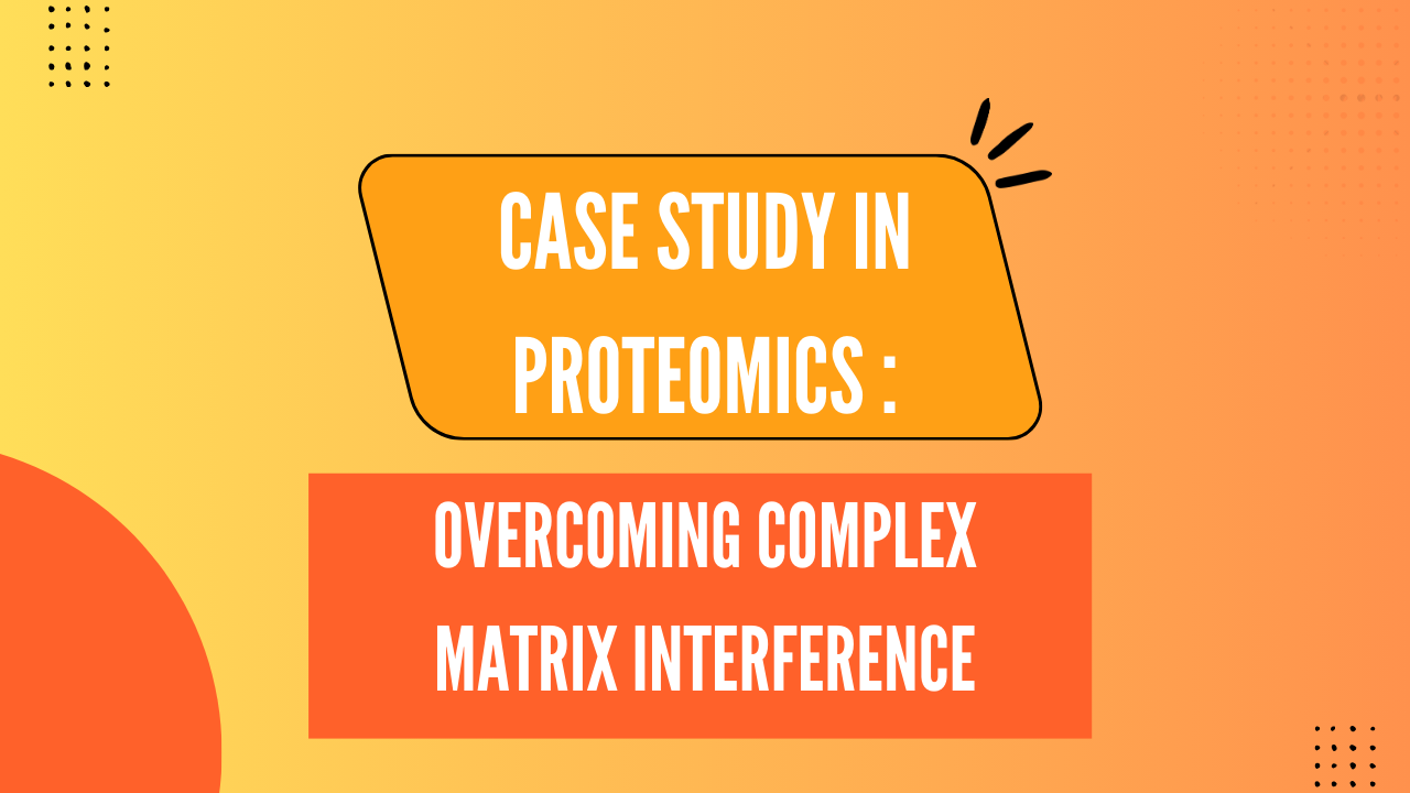 Overcoming Complex Matrix Interference: A Case Study in Proteomics