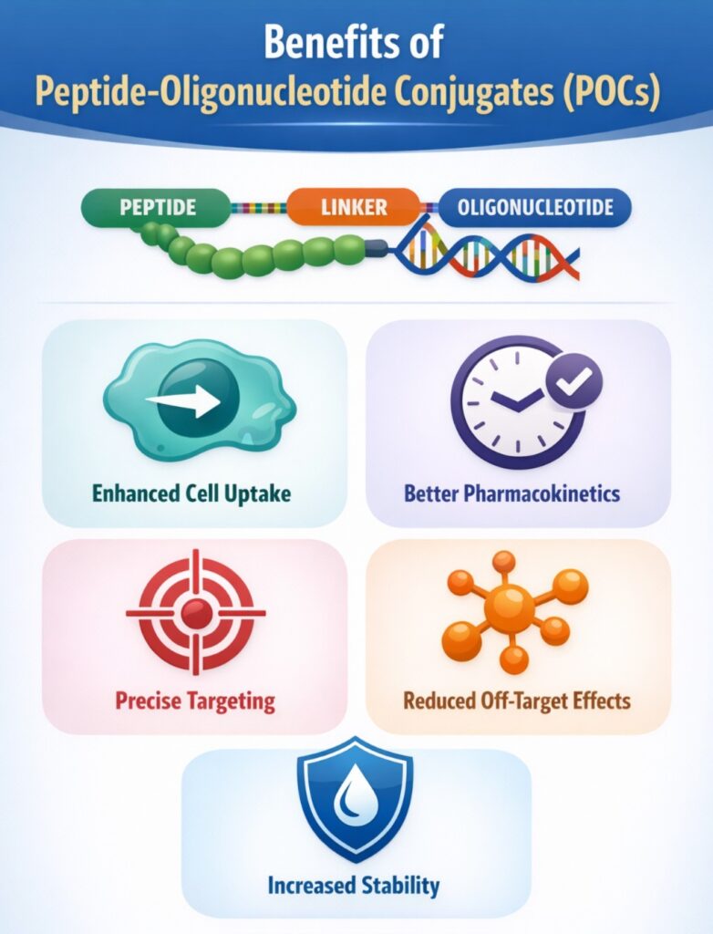 Peptide-Oligonucleotide Conjugates (POCs) Synthesis Services