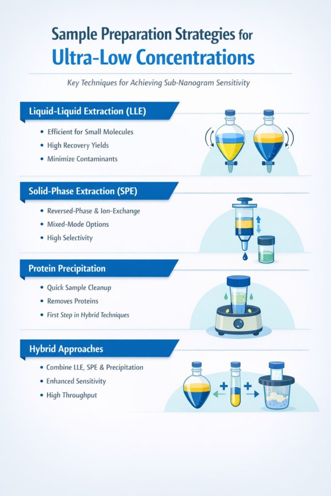 Sample Preparation Strategies for Ultra-Low Concentrations
