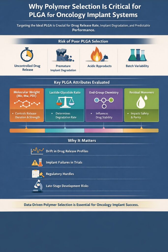 Why Polymer Selection Is Critical for PLGA for Oncology Implant Systems