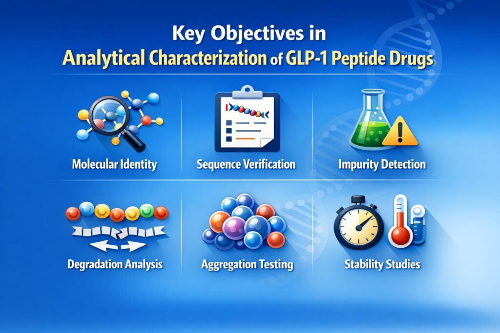 Analytical Characterization of GLP-1 Peptide Drugs