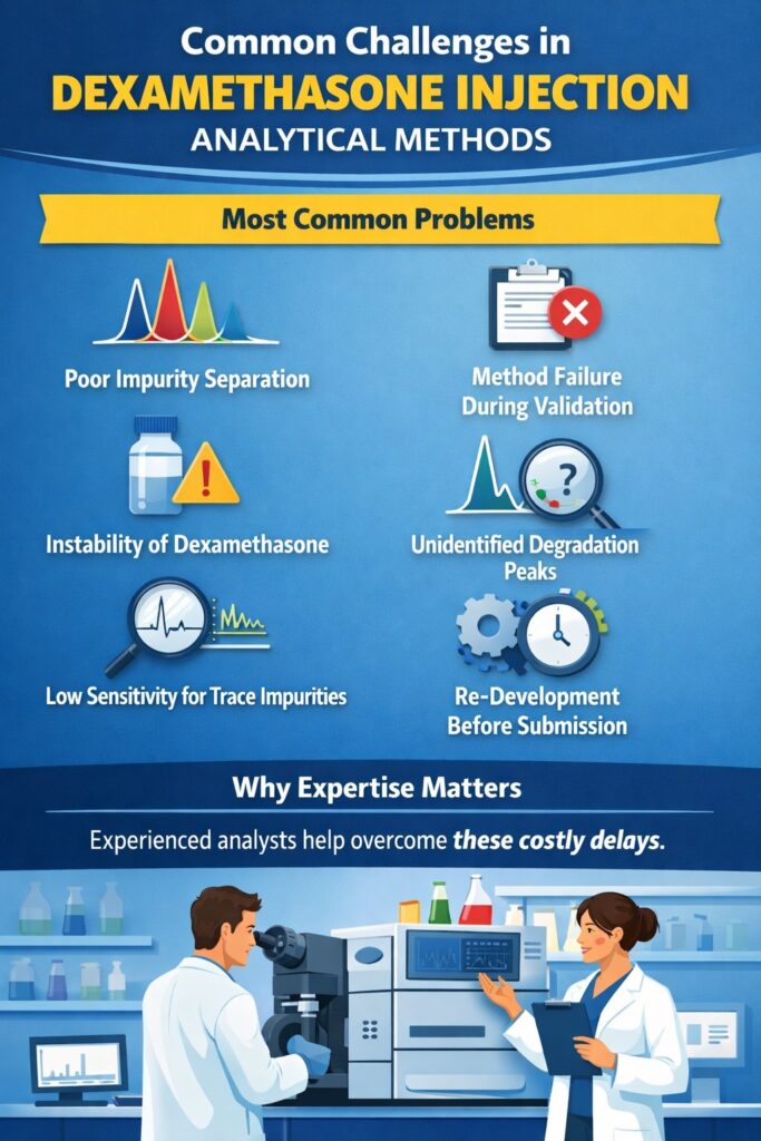 Common Challenges in Dexamethasone Injection Analytical Methods Common Challenges in Dexamethasone Injection Analytical Methods