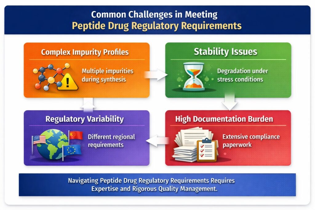 Common Challenges in Meeting Peptide Drug Regulatory Requirements Common Challenges in Meeting Peptide Drug Regulatory Requirements