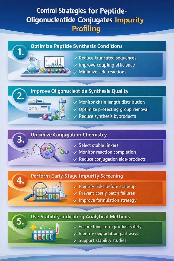 Control Strategies for Peptide-Oligonucleotide Conjugates Impurity Profiling
