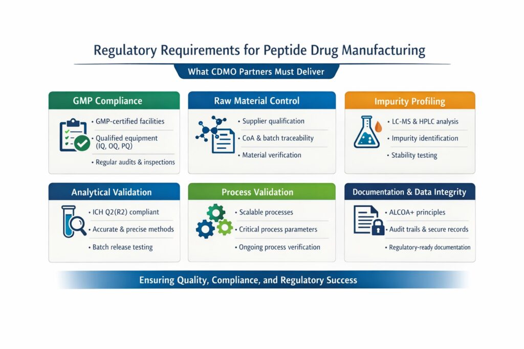 Core Peptide Drug Regulatory Requirements in Manufacturing Core Peptide Drug Regulatory Requirements in Manufacturing