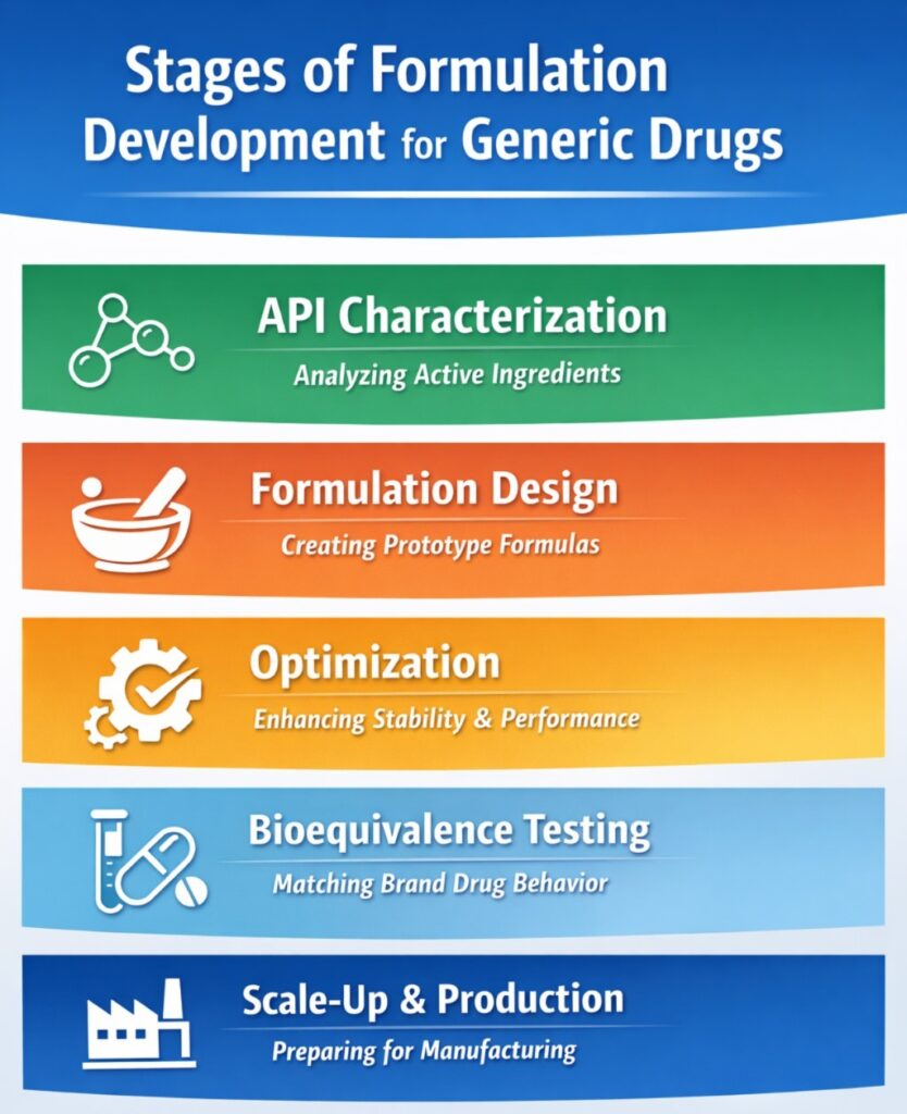 Formulation Development for Generic Drug Development