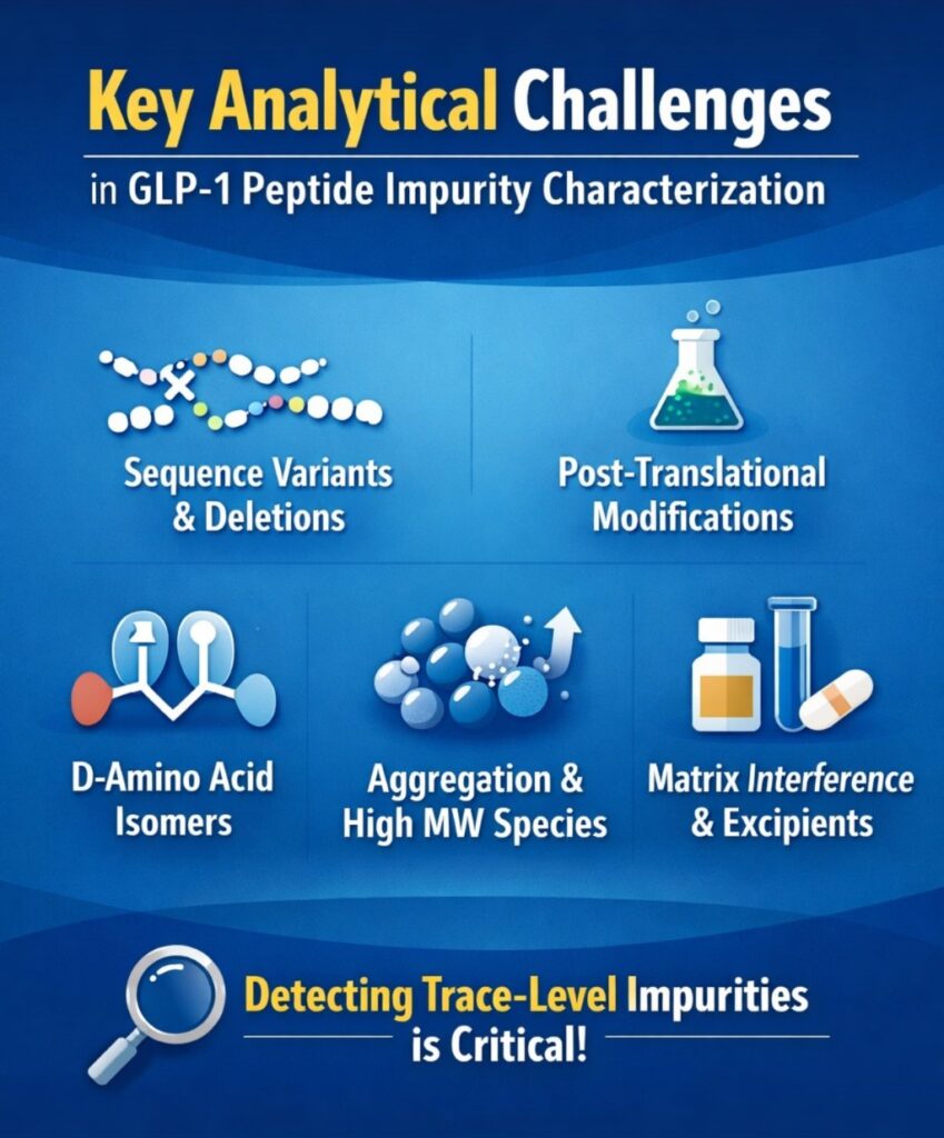 GLP-1 Peptide Impurity Characterization