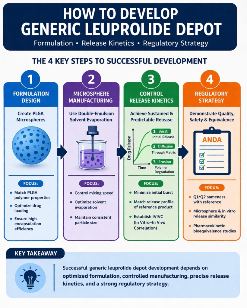 How to Develop Generic Leuprolide Depot