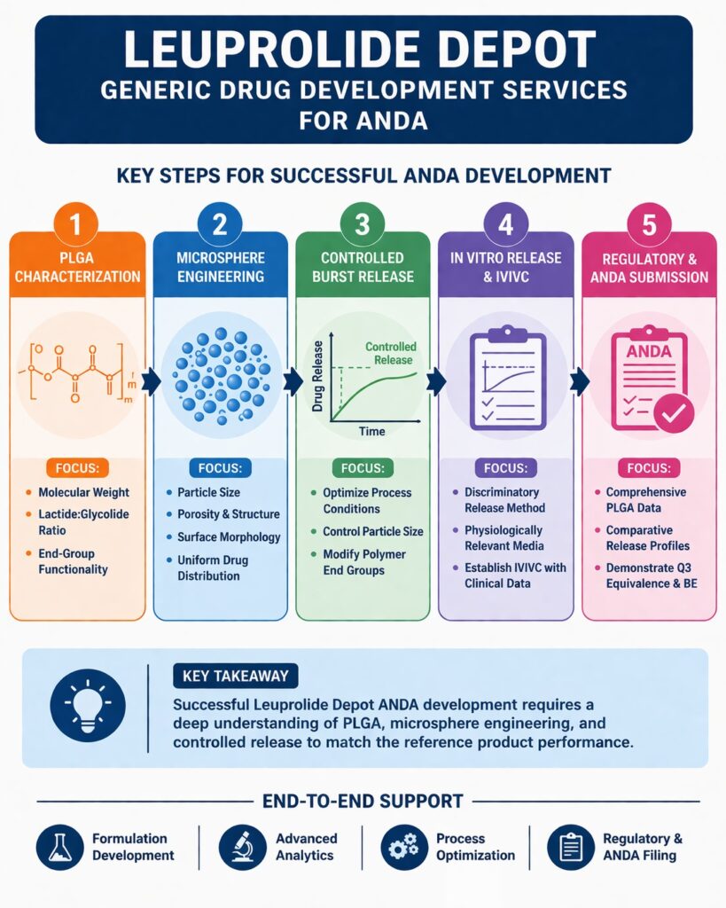 Leuprolide Depot Generic Drug Development Services