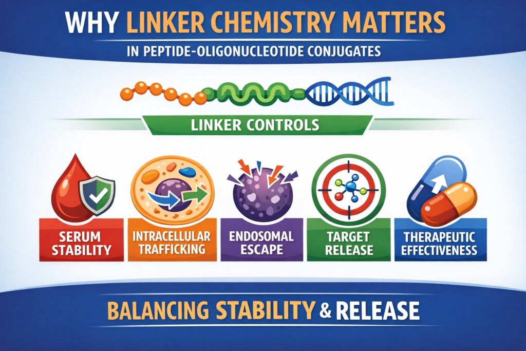  Peptide Oligonucleotide Conjugate Linker Chemistry