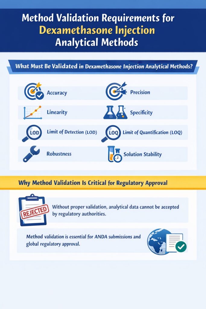 Method Validation Requirements for Dexamethasone Injection Analytical Methods Method Validation Requirements for Dexamethasone Injection Analytical Methods