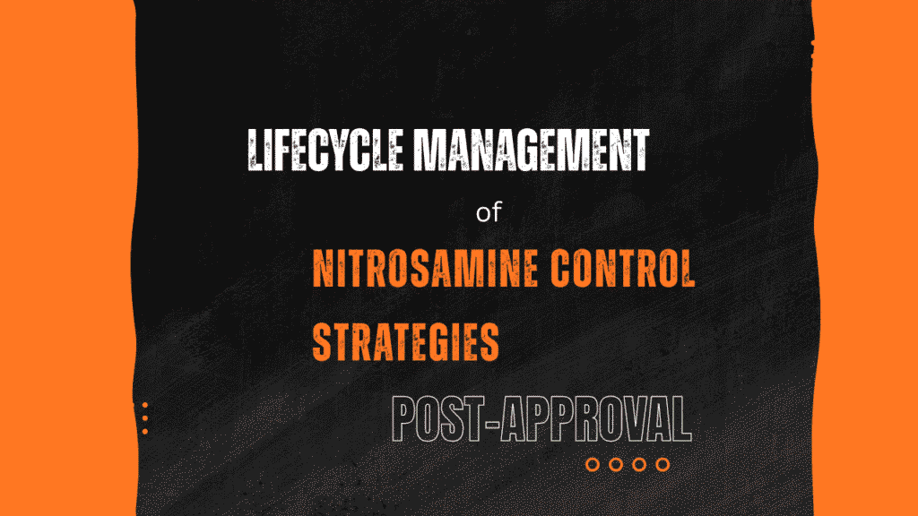 Nitrosamine Lifecycle Management