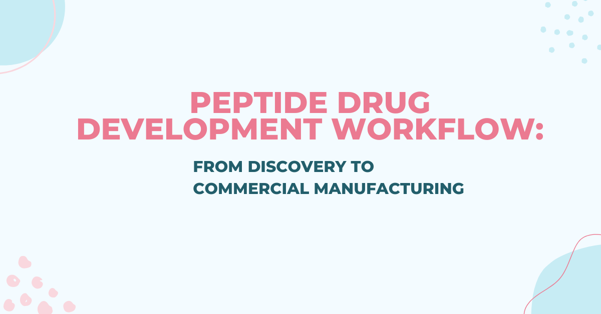 Peptide Drug Development Workflow: From Discovery to Commercial Manufacturing