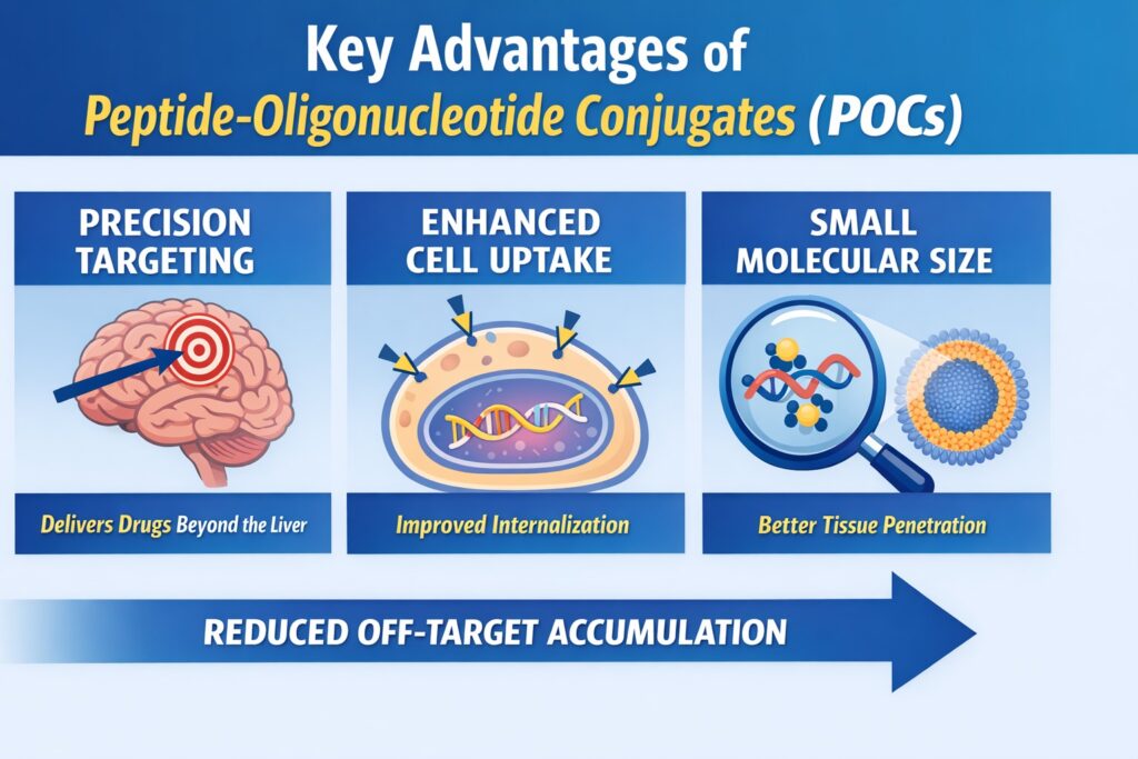 Peptide Oligonucleotide Conjugates Drug Delivery