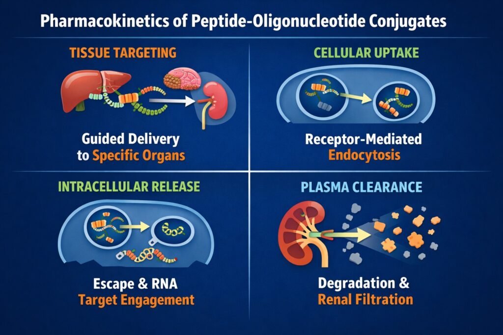 Peptide Oligonucleotide Conjugates Pharmacokinetics