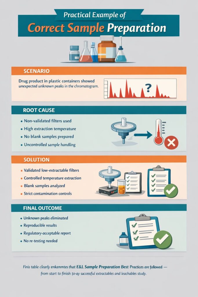 Practical Example of Correct Sample Preparation