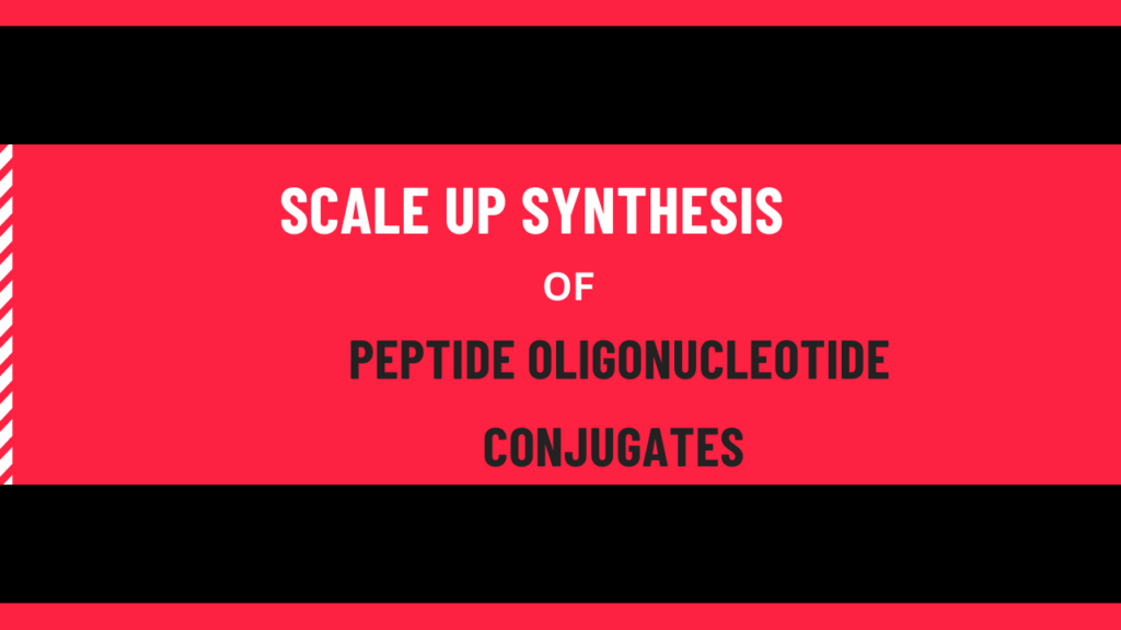 Scale Up of Peptide Oligonucleotide Conjugates