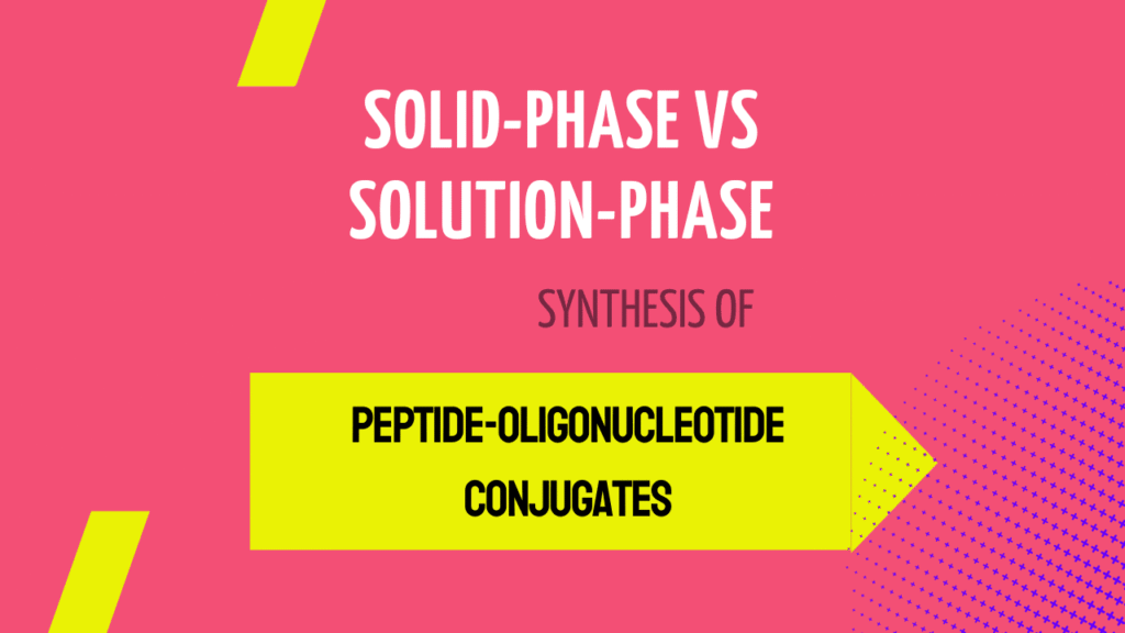 Peptide Oligonucleotide Conjugate Synthesis Methods