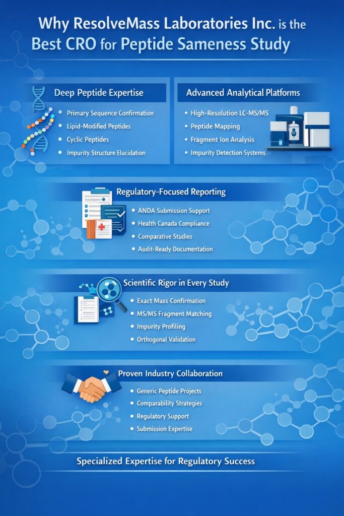 What Makes ResolveMass Laboratories Inc. the Best CRO for Peptide Sameness Study?