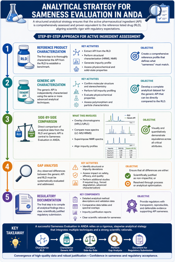 Analytical Strategy for Sameness Evaluation in ANDA