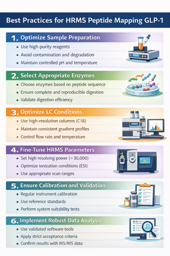 Best Practices for HRMS Peptide Mapping GLP-1