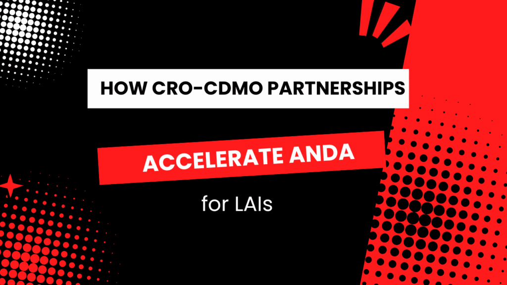 CRO CDMO ANDA Partnership