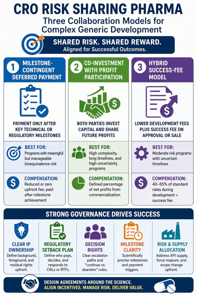 CRO Risk Sharing Pharma