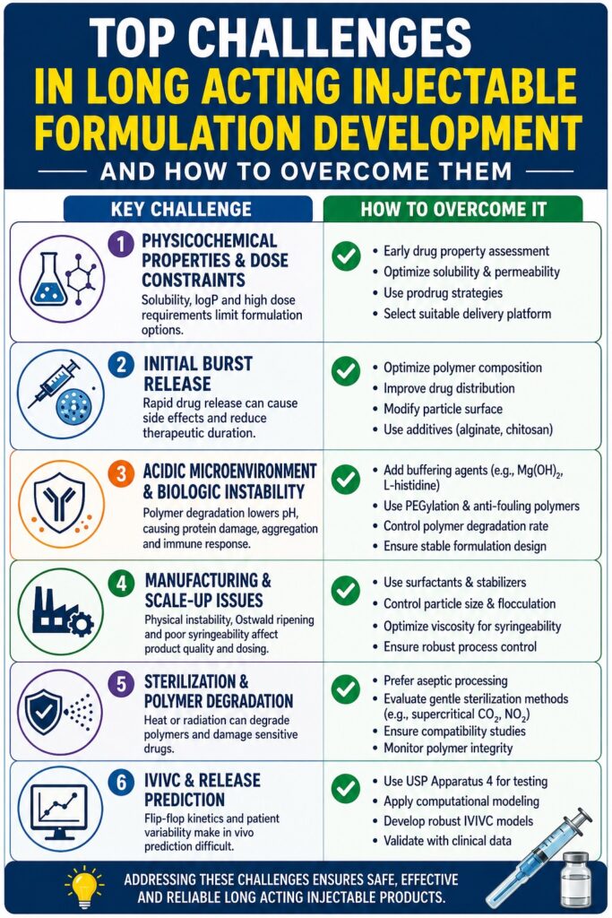 Challenges in Long Acting Injectable Formulation