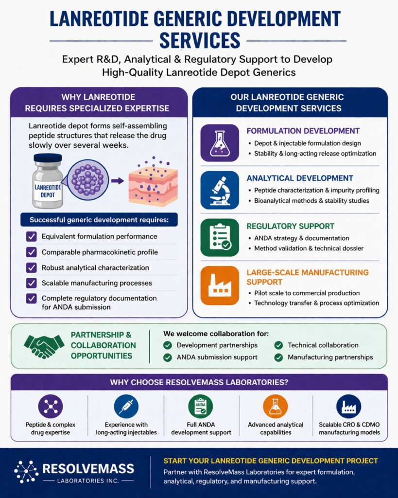 Lanreotide Generic Development Services