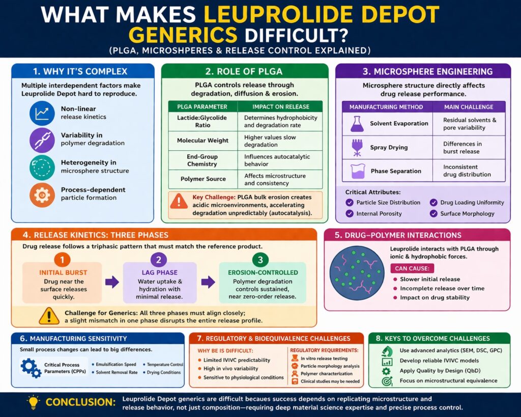 Leuprolide Depot Formulation Challenges