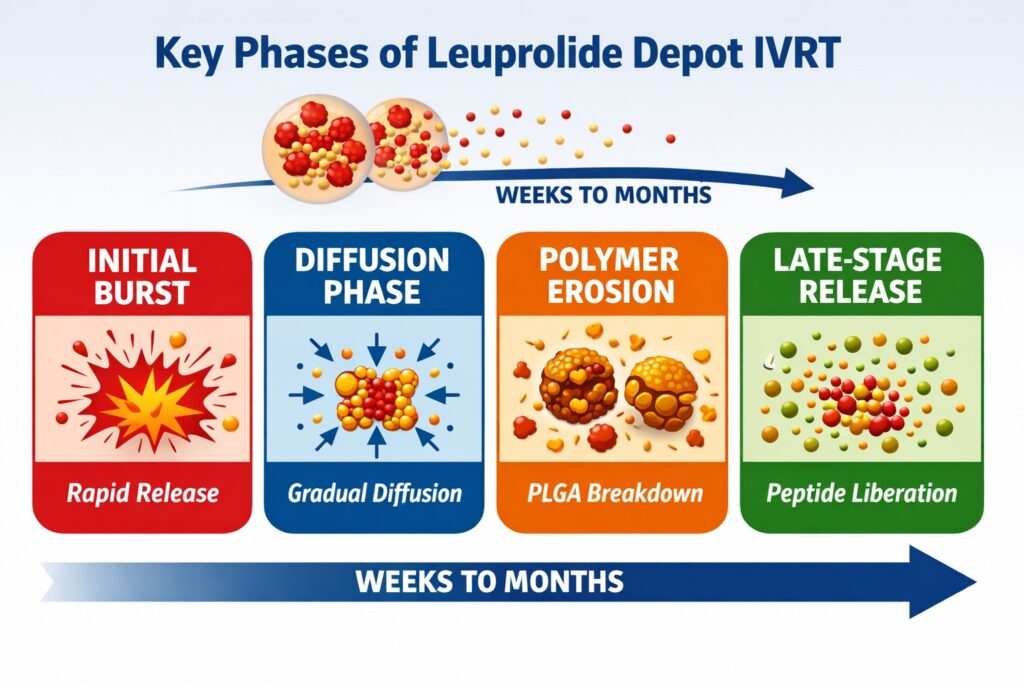 Leuprolide Depot IVRT Methods