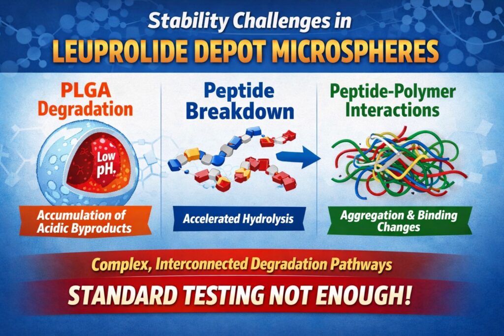Leuprolide Depot Stability Studies