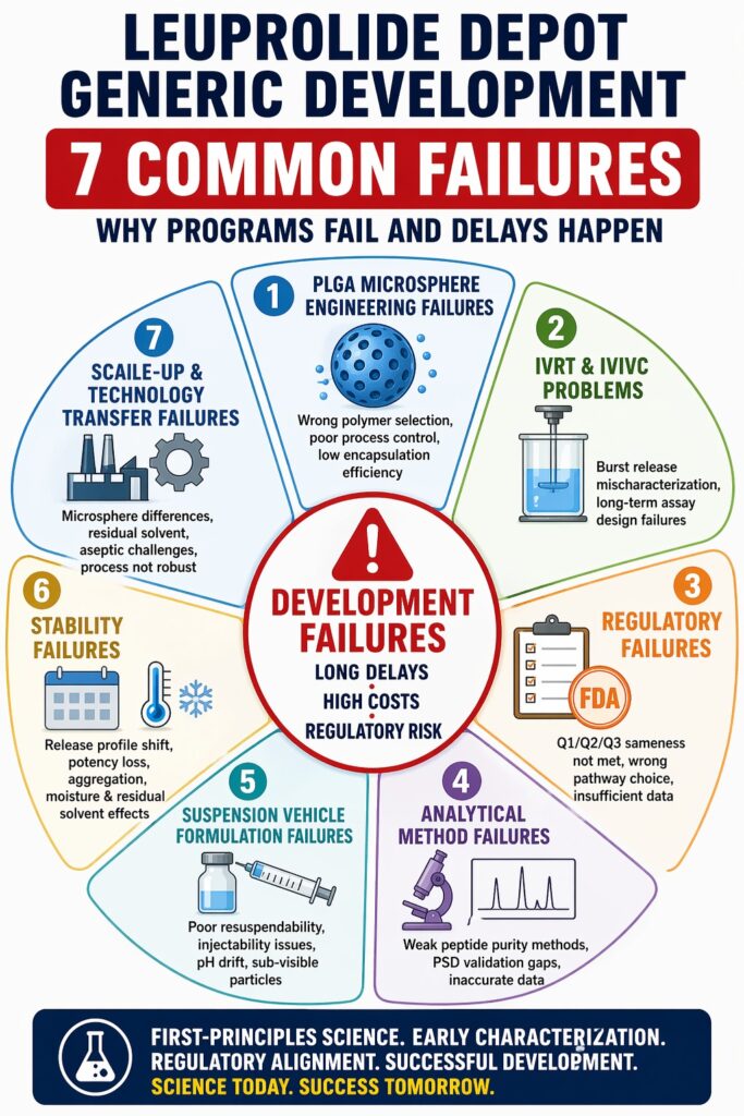 Lupron Depot Development Failures