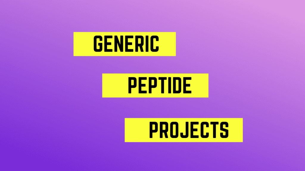 Generic Peptide Projects