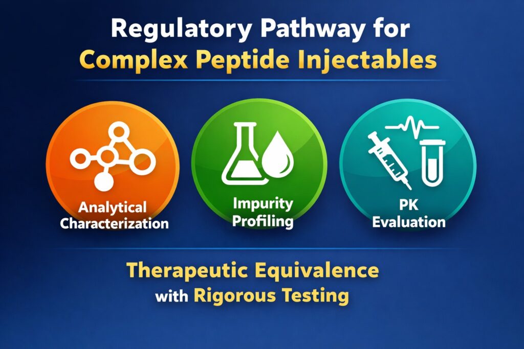 Regulatory Pathway for Complex Peptide Injectables