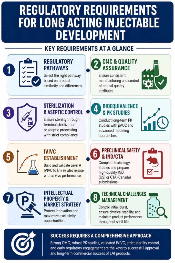 Regulatory Requirements for Long Acting Injectable Development