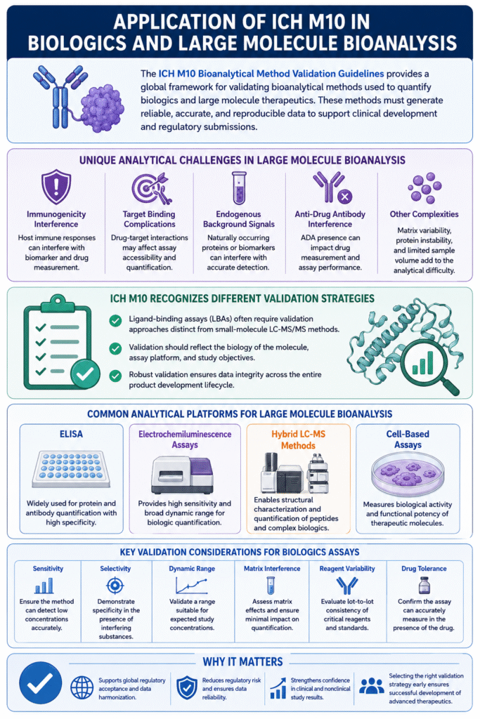 Application of ICH M10 in Biologics and Large Molecule Bioanalysis