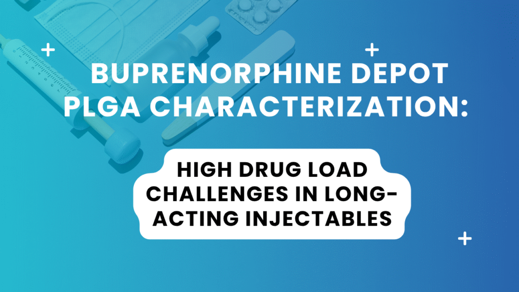 Buprenorphine Depot PLGA Characterization High Drug Load Challenges in Long-Acting Injectables Buprenorphine Depot PLGA Characterization: High Drug Load Challenges in Long-Acting Injectables