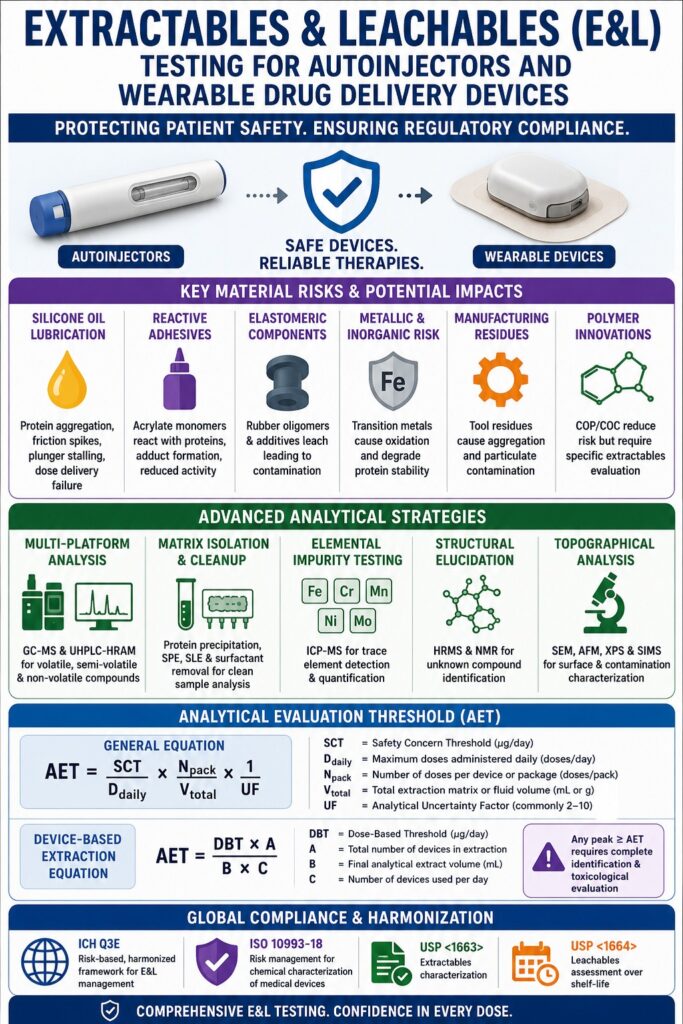 Extractables and Leachables Testing for Autoinjectors