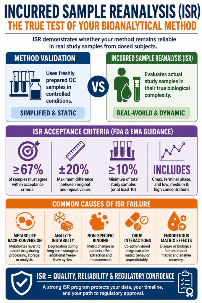 Incurred Sample Reanalysis (ISR) Bioanalytical Studies