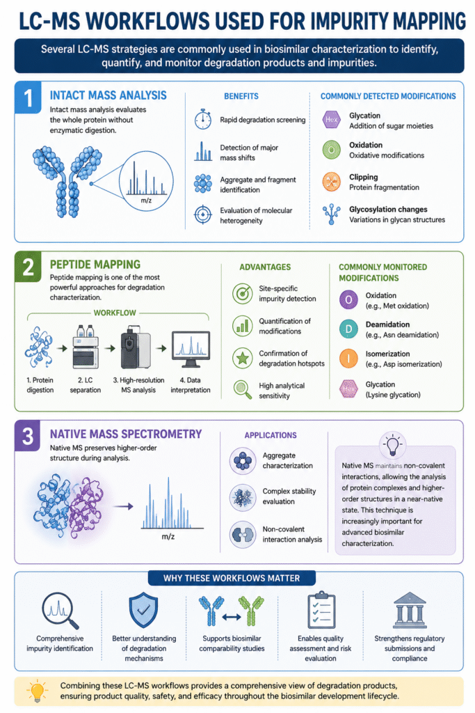 LC-MS Workflows Used for Impurity Mapping